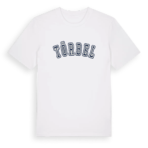 Törbel college t-shirt – ekologisk bomull t-shirt från Pinshirt
