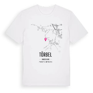 Törbel karta t-shirt – ekologisk bomull t-shirt från Pinshirt
