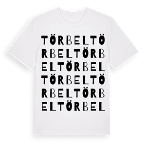 Törbel ordlek t-shirt – ekologisk bomull t-shirt från Pinshirt