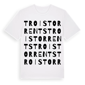 Troistorrents ordlek t-shirt – ekologisk bomull t-shirt från Pinshirt