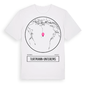 Turtmann-Unterems t-shirt – ekologisk bomull t-shirt från Pinshirt