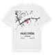 Valais central karta t-shirt