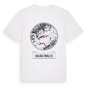 Valais/Wallis t-shirt – ekologisk bomull t-shirt från Pinshirt