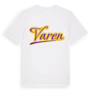 Varen baseball t-shirt – ekologisk bomull t-shirt från Pinshirt