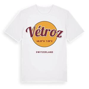 Vétroz cirkel t-shirt – ekologisk bomull t-shirt från Pinshirt