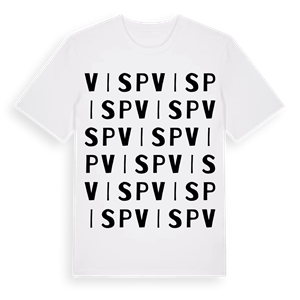 Visp ordlek t-shirt – ekologisk bomull t-shirt från Pinshirt