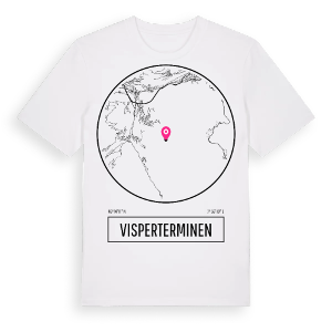 Visperterminen t-shirt – ekologisk bomull t-shirt från Pinshirt