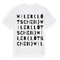 Wiler (Lötschen) ordlek t-shirt