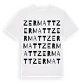 Zermatt ordlek t-shirt