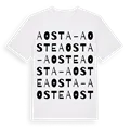 Aosta - Aoste ordlek t-shirt