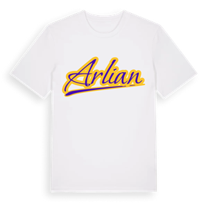 Arlian baseball t-shirt – ekologisk bomull t-shirt från Pinshirt