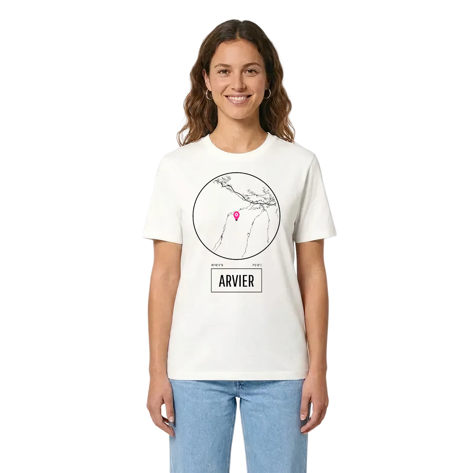 Arvier t-shirt – White, i miljö