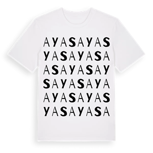 Ayas ordlek t-shirt – ekologisk bomull t-shirt från Pinshirt