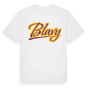 Blavy baseball t-shirt – ekologisk bomull t-shirt från Pinshirt