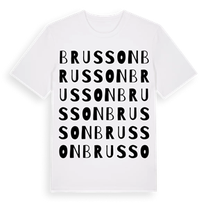 Brusson ordlek t-shirt – ekologisk bomull t-shirt från Pinshirt