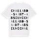 Challand-Saint-Anselme ordlek t-shirt