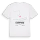 Champagne karta t-shirt