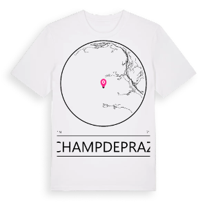Champdepraz t-shirt – ekologisk bomull t-shirt från Pinshirt