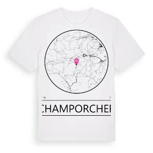 Champorcher t-shirt – ekologisk bomull t-shirt från Pinshirt