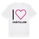 Jag älskar Châtillon t-shirt stort tryck