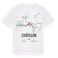 Châtillon karta t-shirt