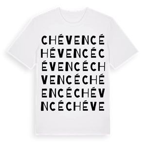 Chévencé ordlek t-shirt – ekologisk bomull t-shirt från Pinshirt