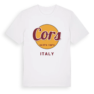 Cors cirkel t-shirt – ekologisk bomull t-shirt från Pinshirt