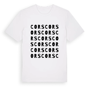 Cors ordlek t-shirt – ekologisk bomull t-shirt från Pinshirt