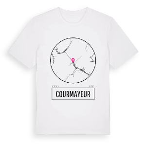 Courmayeur t-shirt – ekologisk bomull t-shirt från Pinshirt