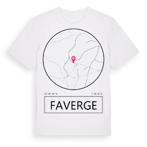 Faverge t-shirt – ekologisk bomull t-shirt från Pinshirt