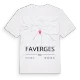 Faverges karta t-shirt