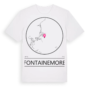 Fontainemore t-shirt – ekologisk bomull t-shirt från Pinshirt