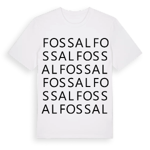 Fossal ordlek t-shirt – ekologisk bomull t-shirt från Pinshirt