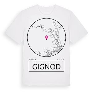 Gignod t-shirt – ekologisk bomull t-shirt från Pinshirt