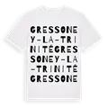 Gressoney-La-Trinité ordlek t-shirt