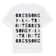 Gressoney-La-Trinité ordlek t-shirt