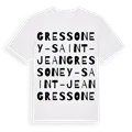 Gressoney-Saint-Jean ordlek t-shirt