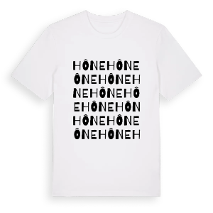 Hône ordlek t-shirt – ekologisk bomull t-shirt från Pinshirt