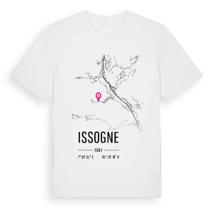 Issogne karta t-shirt – ekologisk bomull t-shirt från Pinshirt