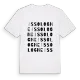 Issologne ordlek t-shirt