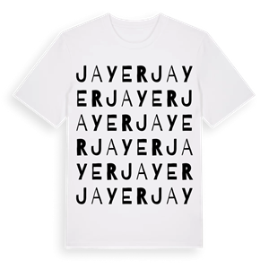 Jayer ordlek t-shirt – ekologisk bomull t-shirt från Pinshirt