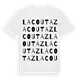 La Coutaz ordlek t-shirt