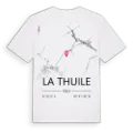 La Thuile karta t-shirt