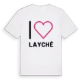 Jag älskar Layché t-shirt stort tryck