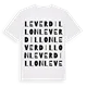 Le Verdillon ordlek t-shirt