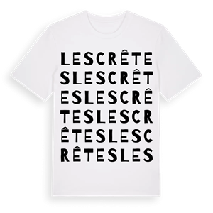 Les Crêtes ordlek t-shirt – ekologisk bomull t-shirt från Pinshirt