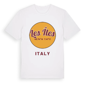 Les Îles cirkel t-shirt – ekologisk bomull t-shirt från Pinshirt