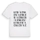 Les Îles ordlek t-shirt