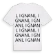Lignan ordlek t-shirt