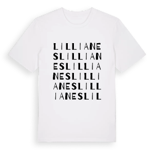 Lillianes ordlek t-shirt – ekologisk bomull t-shirt från Pinshirt